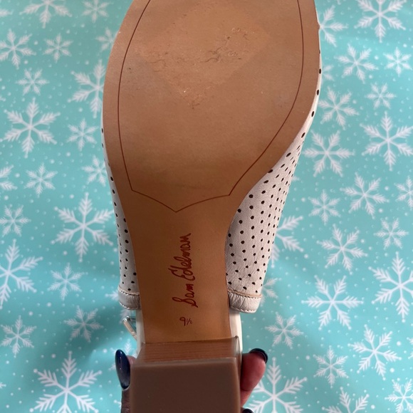 Sam Edelman Light Grey Peep-Toe Heeled Boots - Picture 6 of 10